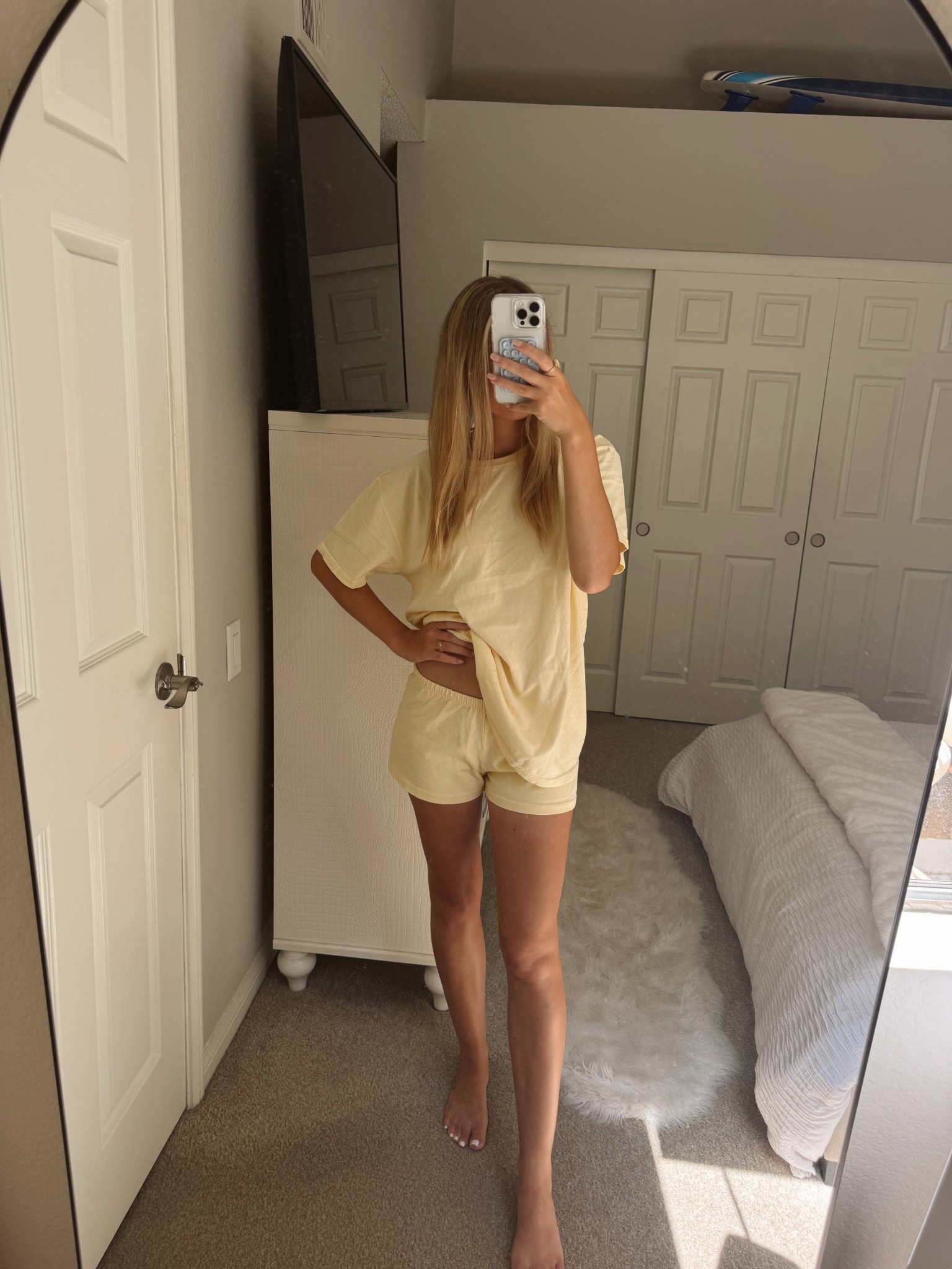 Butter yellow loungewear set 💛 each piece is 100% cotton and under $20 with free shipping! 

#LTKU #LTKStyleTip #LTKFindsUnder50