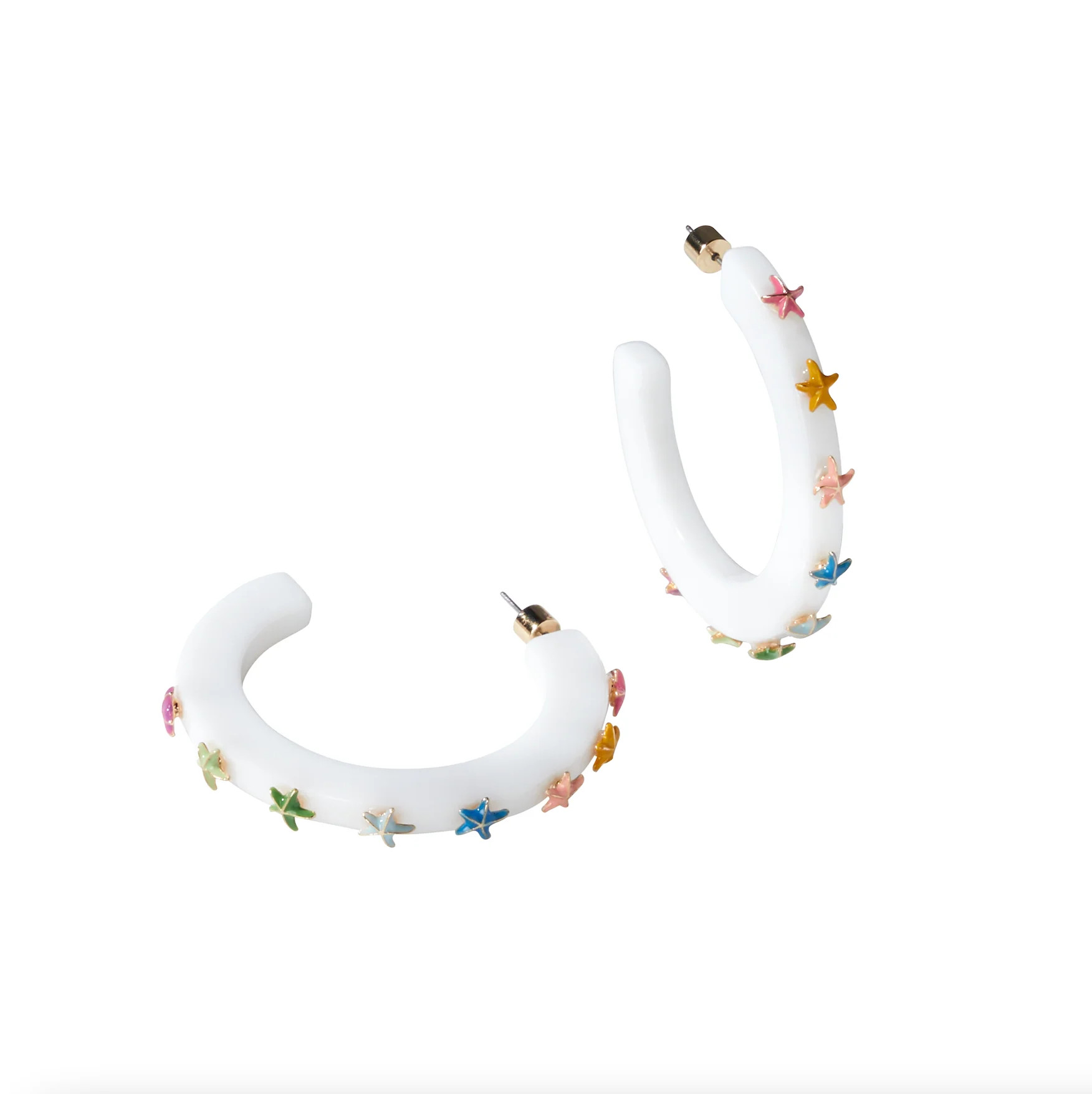 Starfish Jewel Hoop - Multicolor | Smith and Co. Jewel Design