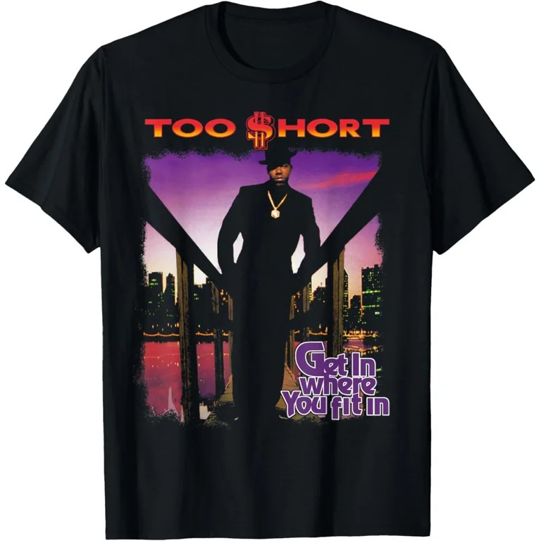 Reprint Rare Too Short - Get In Where You Fit In Album T-Shirt | Walmart (US)
