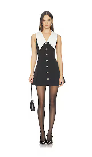 Jordan Mini Dress in Black & White | Revolve Clothing (Global)