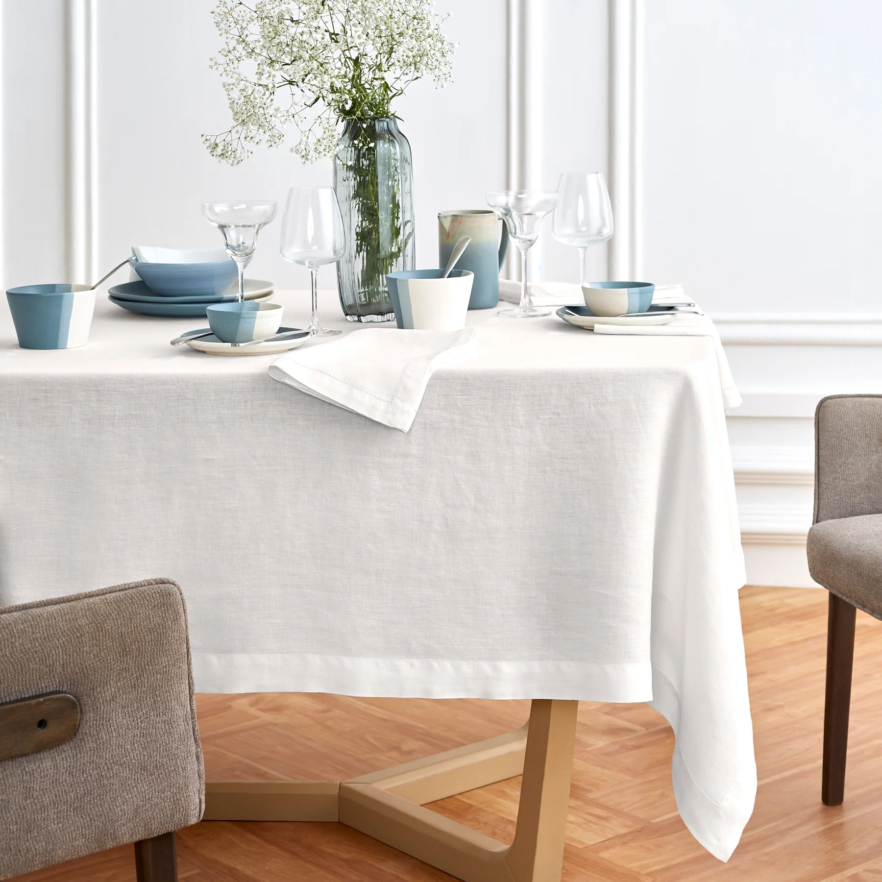 Prewashed Sonoma Rectangular Tablecloth | Solino Home Linen | Solino Home