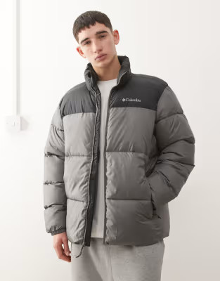Columbia Puffect III puffer coat in grey | ASOS (Global)