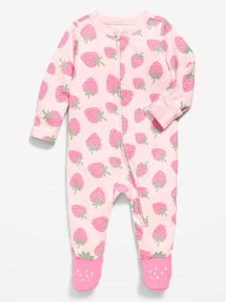2-Way-Zip Sleep & Play Footed One-Piece for Baby | Old Navy (US)