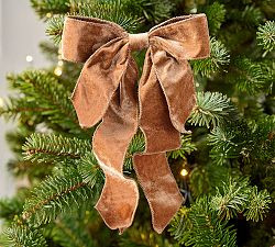 Velvet Double Bow Clip | Pottery Barn (US)