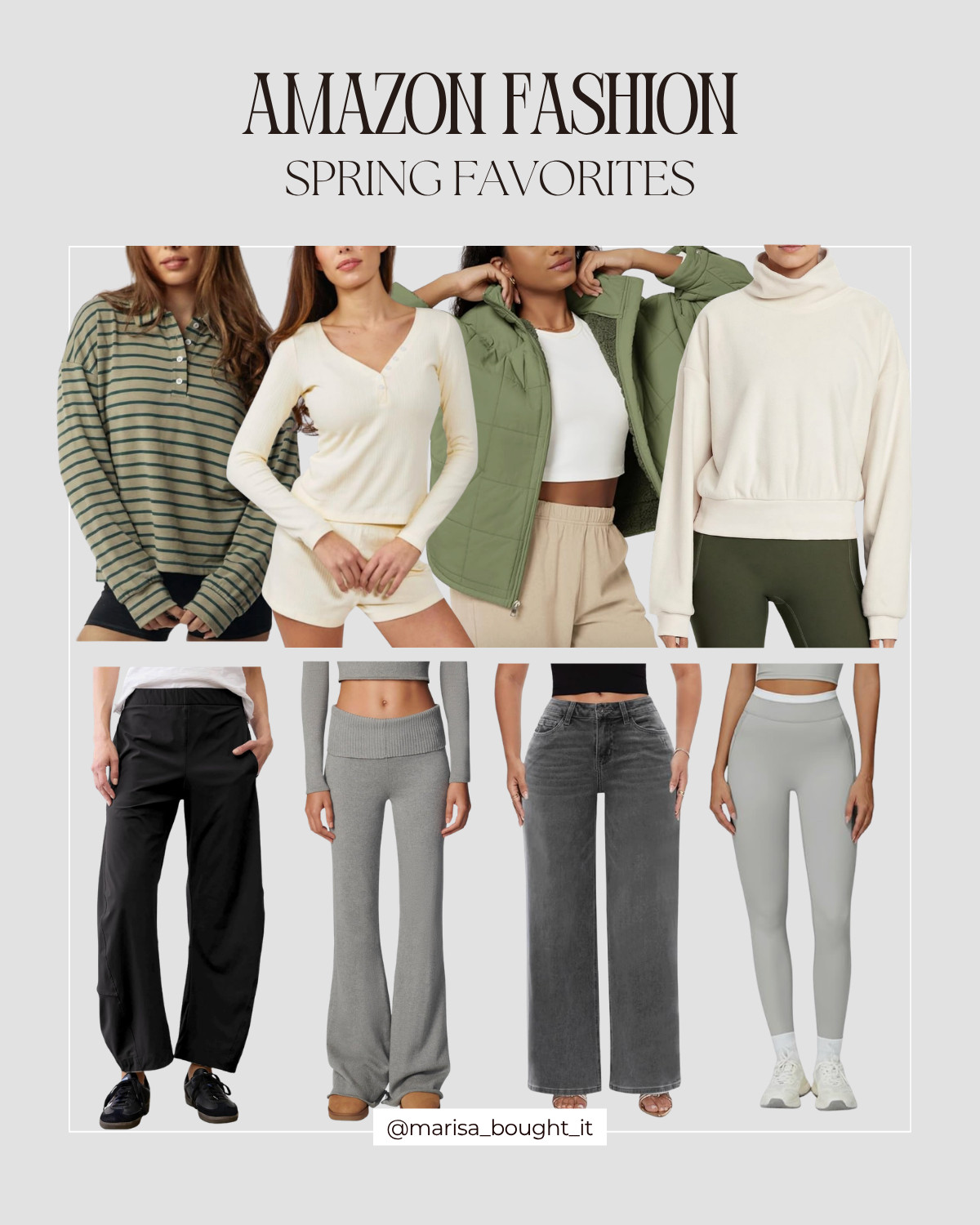 I'm loving these new items on Amazon! Cozy sweaters, comfy pants, and cute jackets. Perfect for this season.

Amazon spring favorites, cozy spring outfits, Amazon clothing finds, comfy casual wear, lightweight sweaters, spring layering outfits, cute spring jackets, everyday spring style

Save this pin for outfit inspo & tap to shop 🌷✨

I earn commissions from qualifying purchases.

#AmazonFinds #SpringFavorites #CozyStyle #CasualOutfits #SpringFashion #ComfortWear #StyleInspo #WardrobeEssentials
 

 #LTKootd #LTKSeasonal