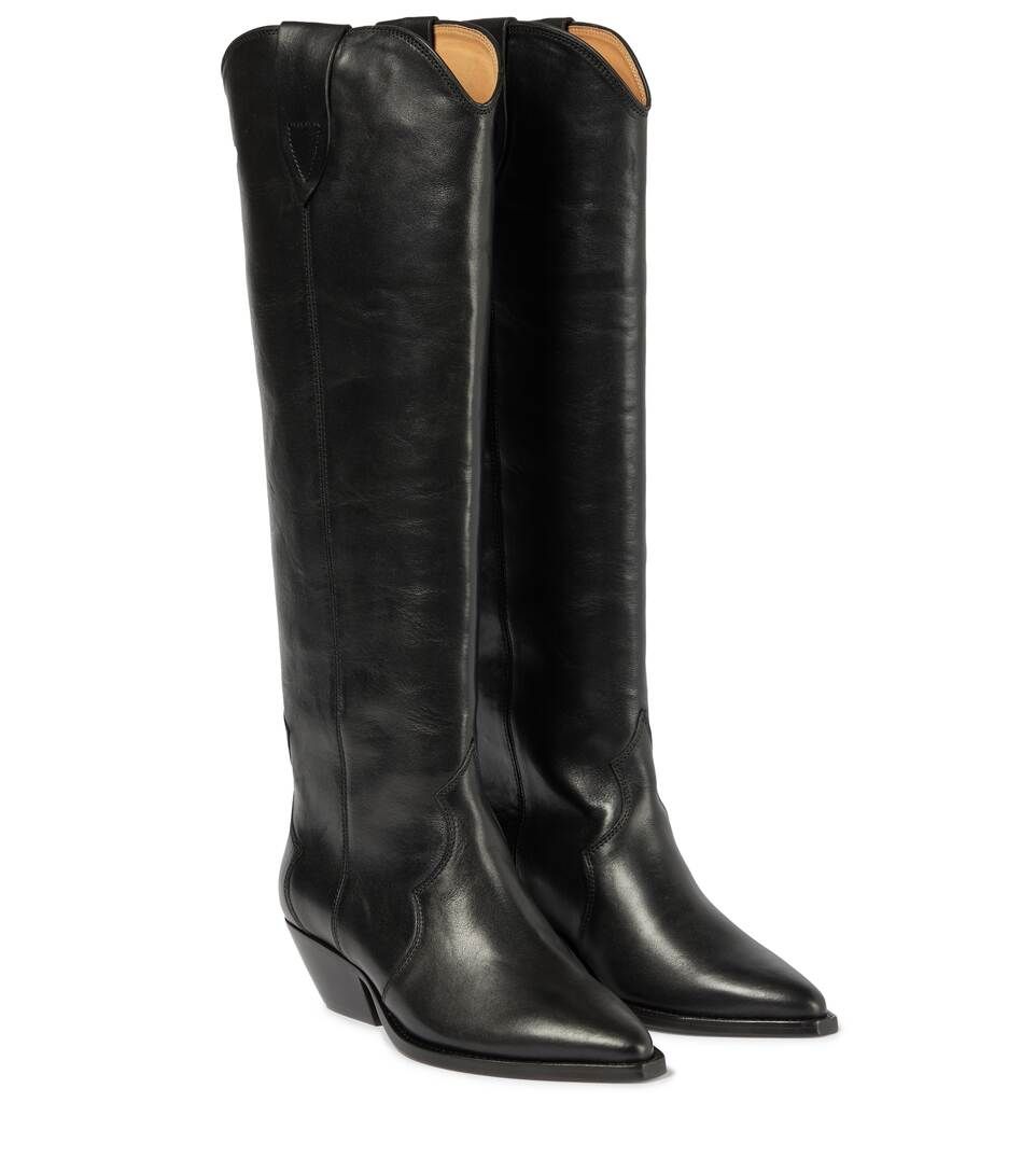 Denvee leather knee-high boots | Mytheresa (US/CA)