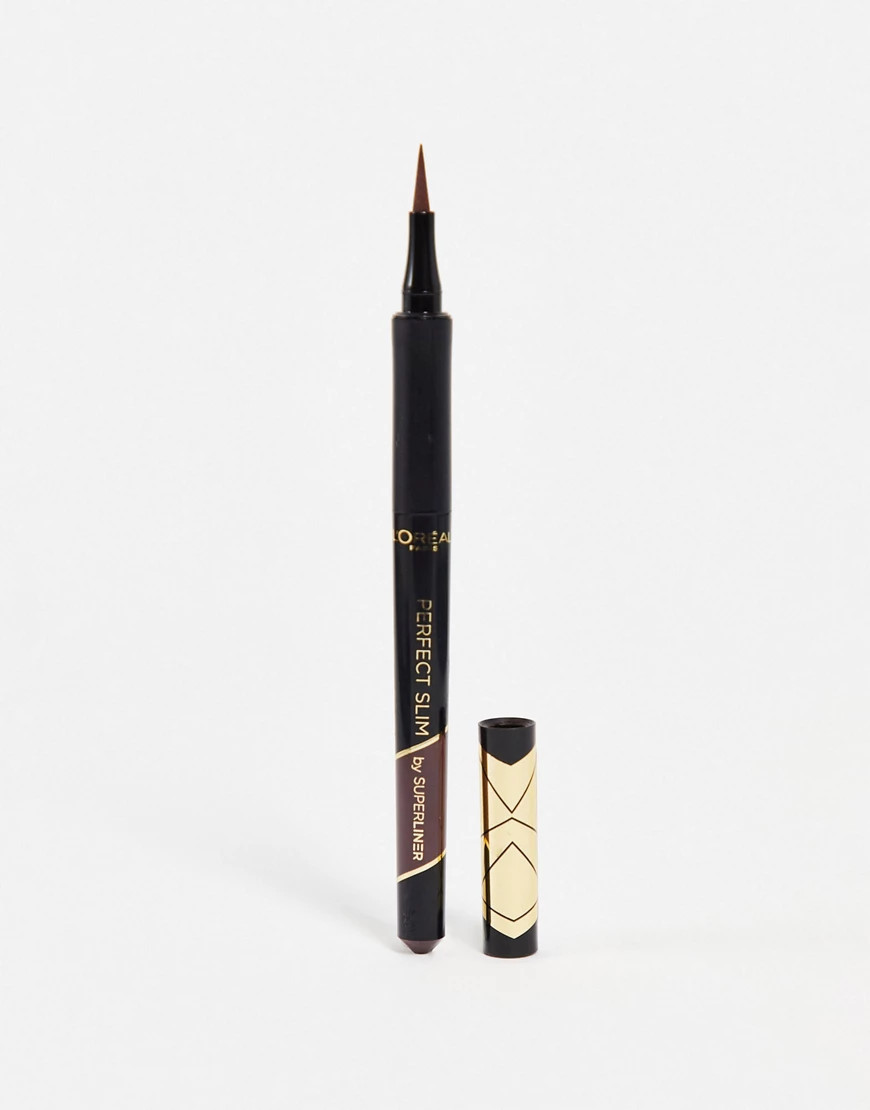 L'Oreal Paris Superliner Perfect Slim Liquid Smudge Proof Eyeliner - 03 Brown | ASOS (Global)