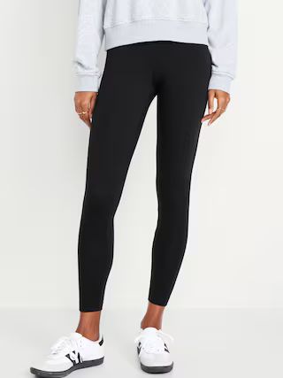 Mid-Rise Jersey Crop Legging | Old Navy (US)