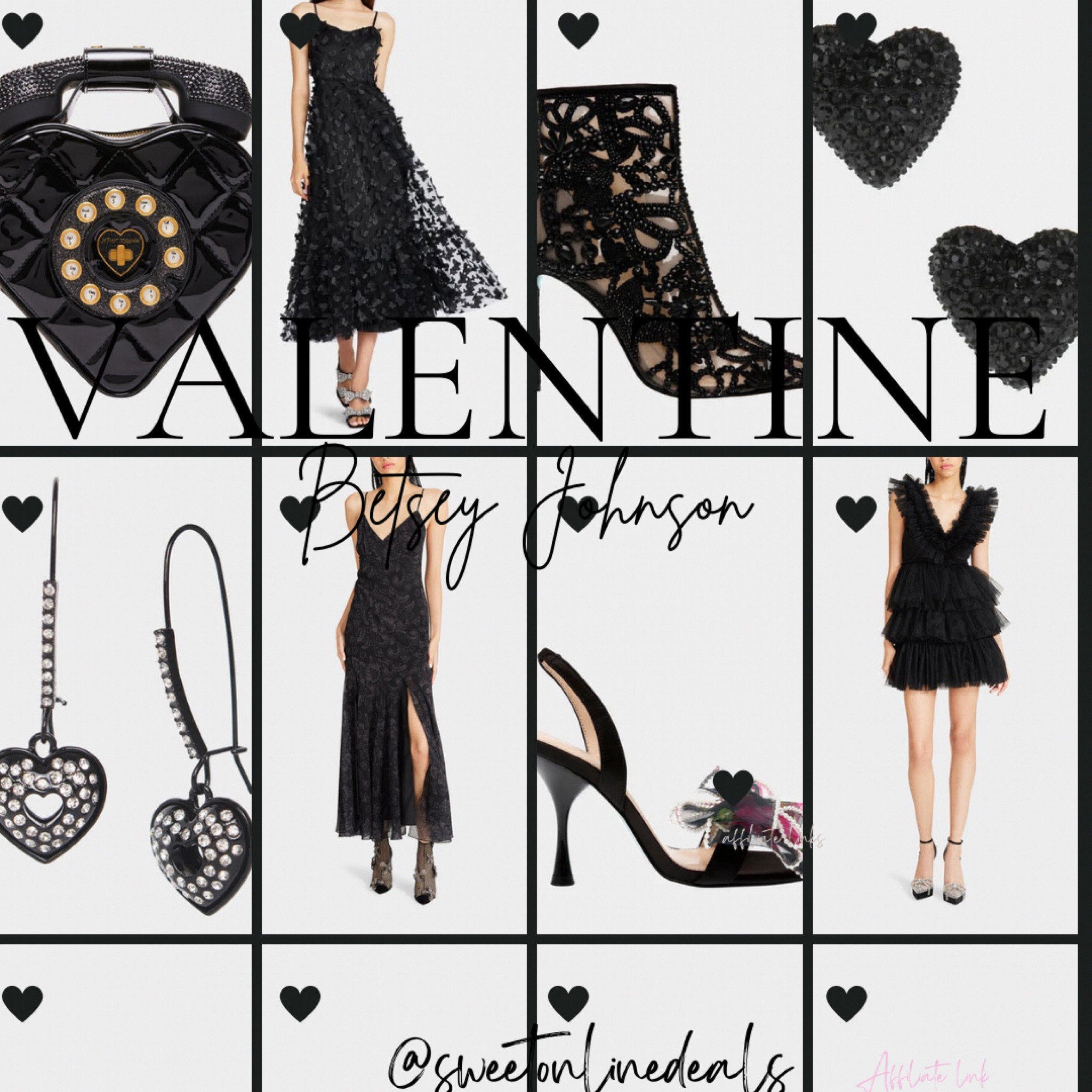 Nothing says romance like a little black dress. Whether you’re celebrating Valentine’s Day with your partner, your friends, or yourself, you deserve to feel fabulous in a Betsey Johnson outfit. From flirty and feminine dresses to edgy and whimsical accessories, Betsey Johnson has something for every style and mood. Shop these looks and more on LTK and get ready to turn heads and break hearts. 
#BetseyJohnson #LTKValentines #LTKStyleTip 

#LTKsalealert #LTKstyletip #LTKSeasonal
