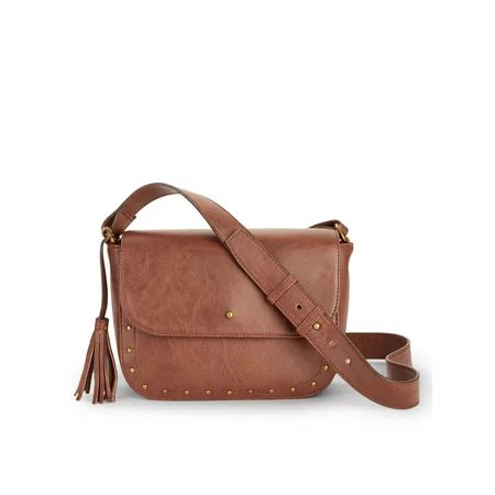 Time and Tru Laura Saddle Crossbody | Walmart (US)