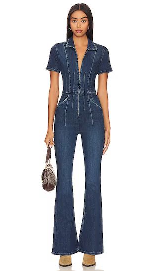 x We The Free Jayde Flare Jumpsuit in Night Sky | Revolve Clothing (Global)