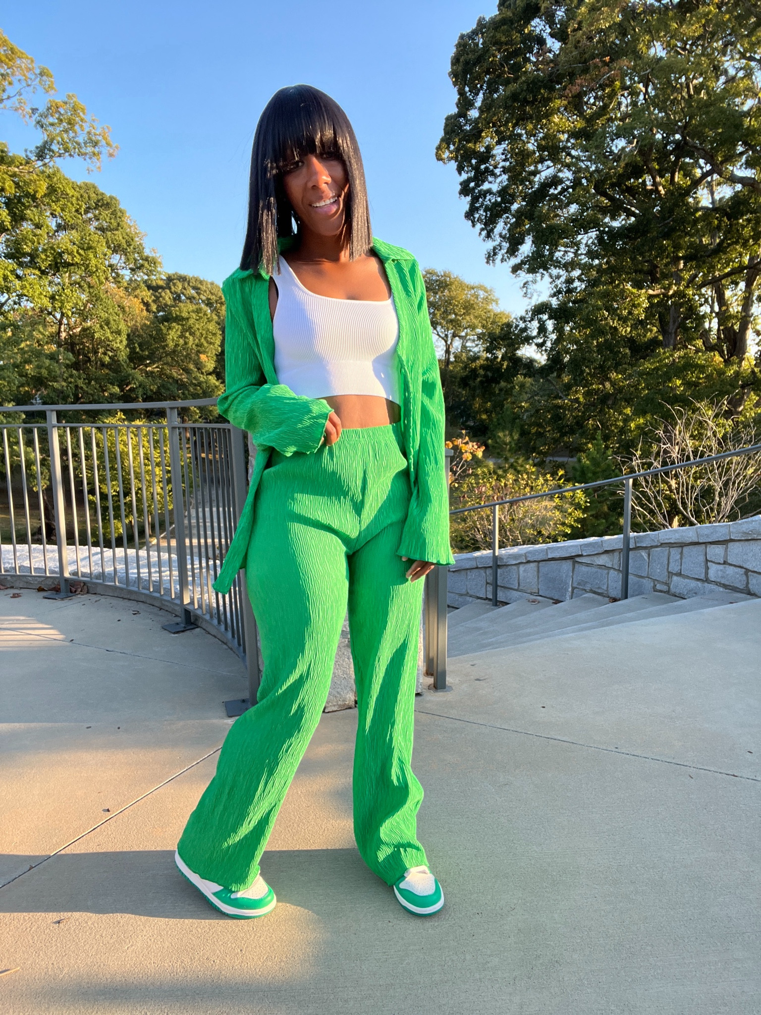 New Year Eve Outfit Idea! I’m wearing a size small in green set.

#LTKstyletip #LTKHoliday #LTKfindsunder50