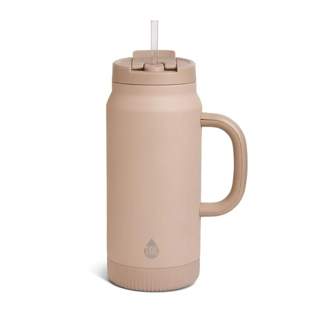 TAL Stainless Steel Hudson Tumbler with Straw 64 fl oz, Taupe | Walmart (US)