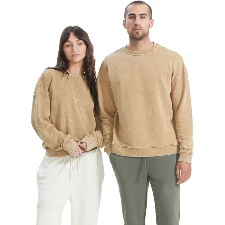 No Boundaries All Gender Crewneck Sweatshirt, Men's Sizes XS-3XL - Walmart.com | Walmart (US)