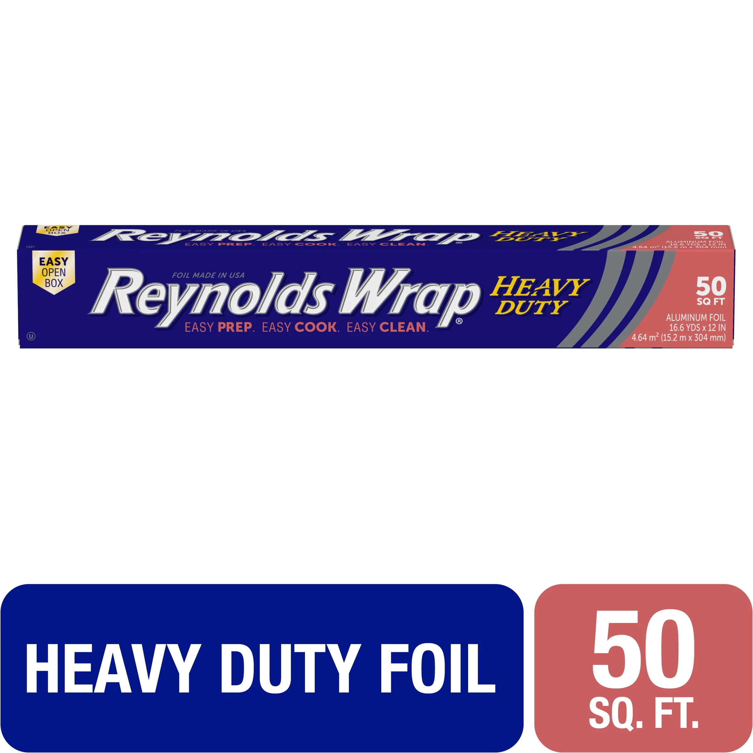 Reynolds Wrap Aluminum Foil, Heavy Duty, 50 Square Feet | Walmart (US)