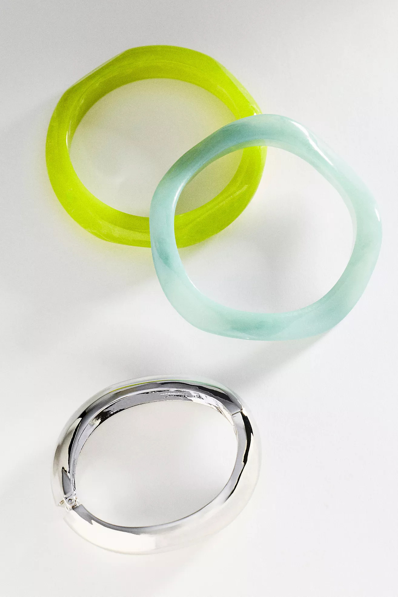 Wavy Bangle Bracelets, Set of 3 | Anthropologie (US)