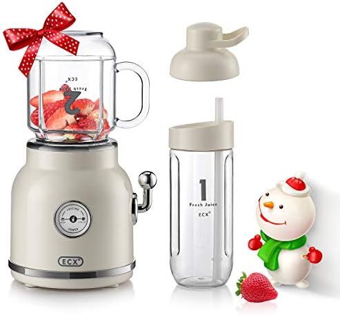 Smoothie Blender with 6 Sharp Blades, ECX Personal Blender for Shakes and Smoothies, Portable Ble... | Amazon (US)