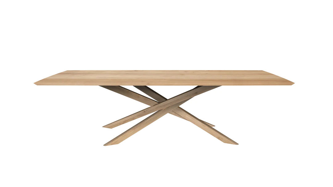 Oak Mikado Dining Table in Various Sizes | Burke Decor
