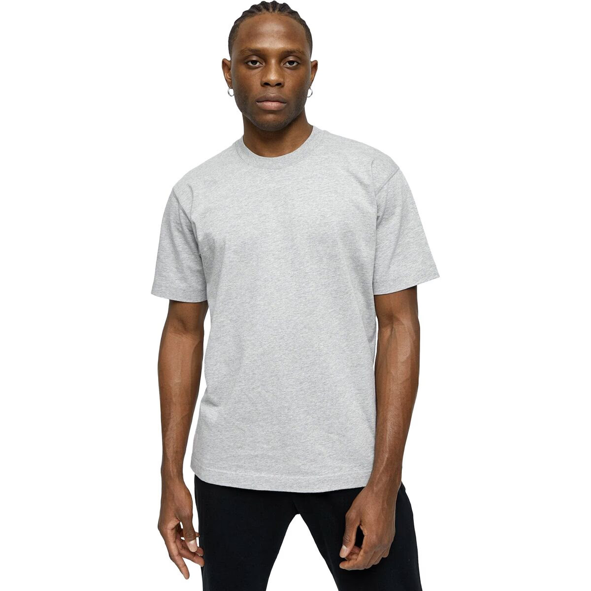 Reigning Champ Midweight Jersey T-Shirt - Men's Hgrey, L | Backcountry