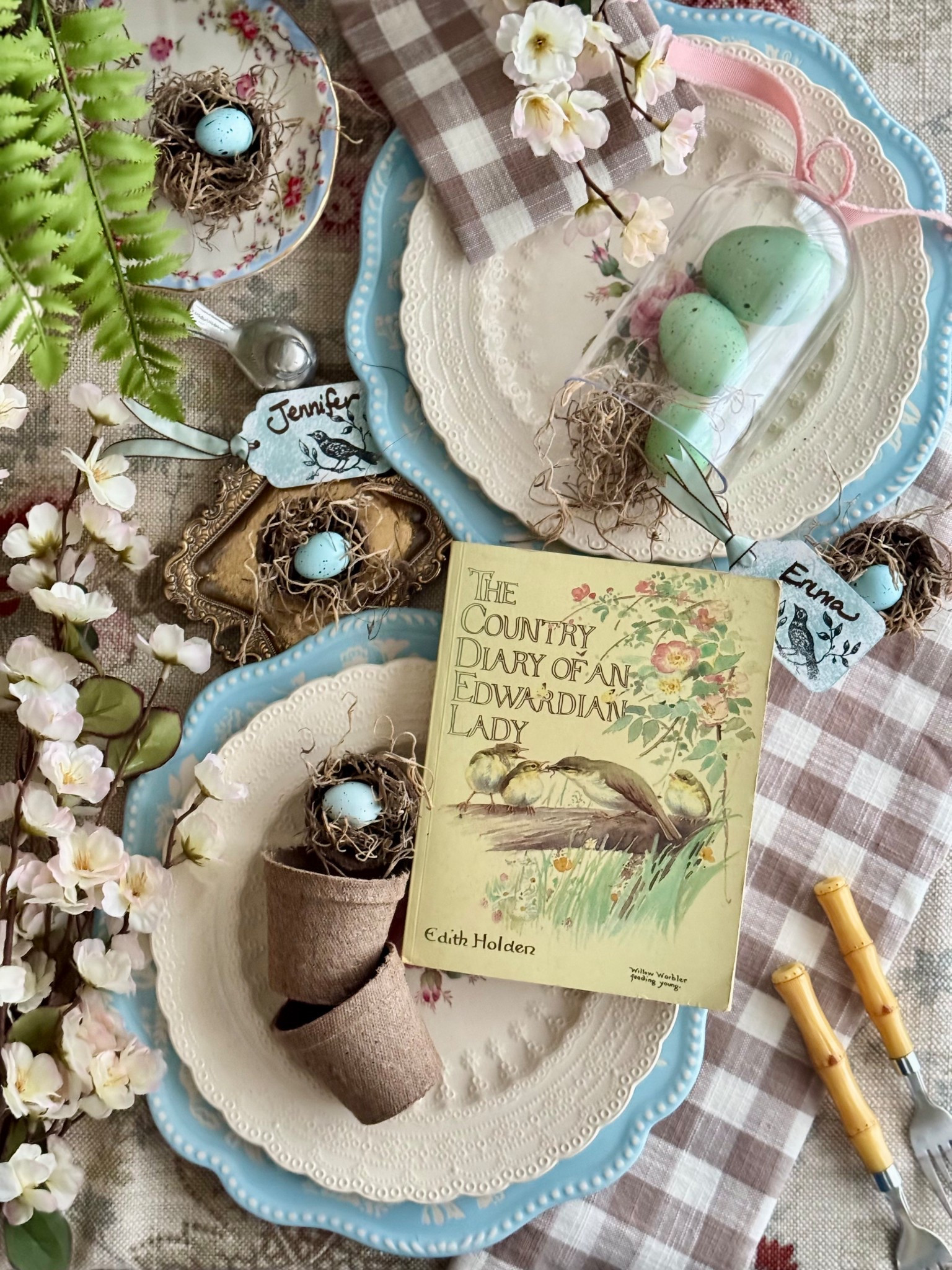 Spring is softly tiptoeing in… and tomorrow, she’ll be in full bloom.
While setting the stage for a special Easter table I’ll be sharing tomorrow, I gathered a few favorite finds—speckled eggs, garden treasures, and the kind of English countryside whimsy that makes your heart sigh.
This vintage gem, The Country Diary of an Edwardian Lady, journeys through all four seasons, capturing nature’s quiet poetry month by month. It’s truly extraordinary—and yes, you can still find copies out there if you’re curious.

#LTKSeasonal #LTKHome
