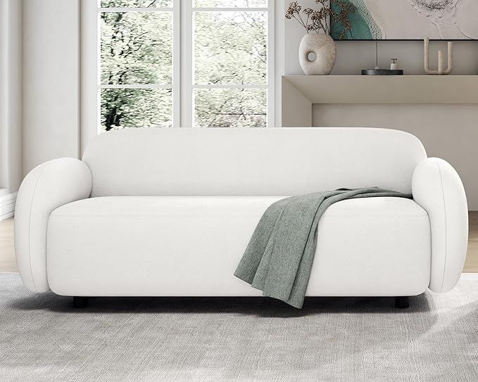 Sofa, Modern Cloud Couch with Soft Boucle Upholstered, 3 Seater Comfy Couch for Living Room Home ... | Amazon (US)