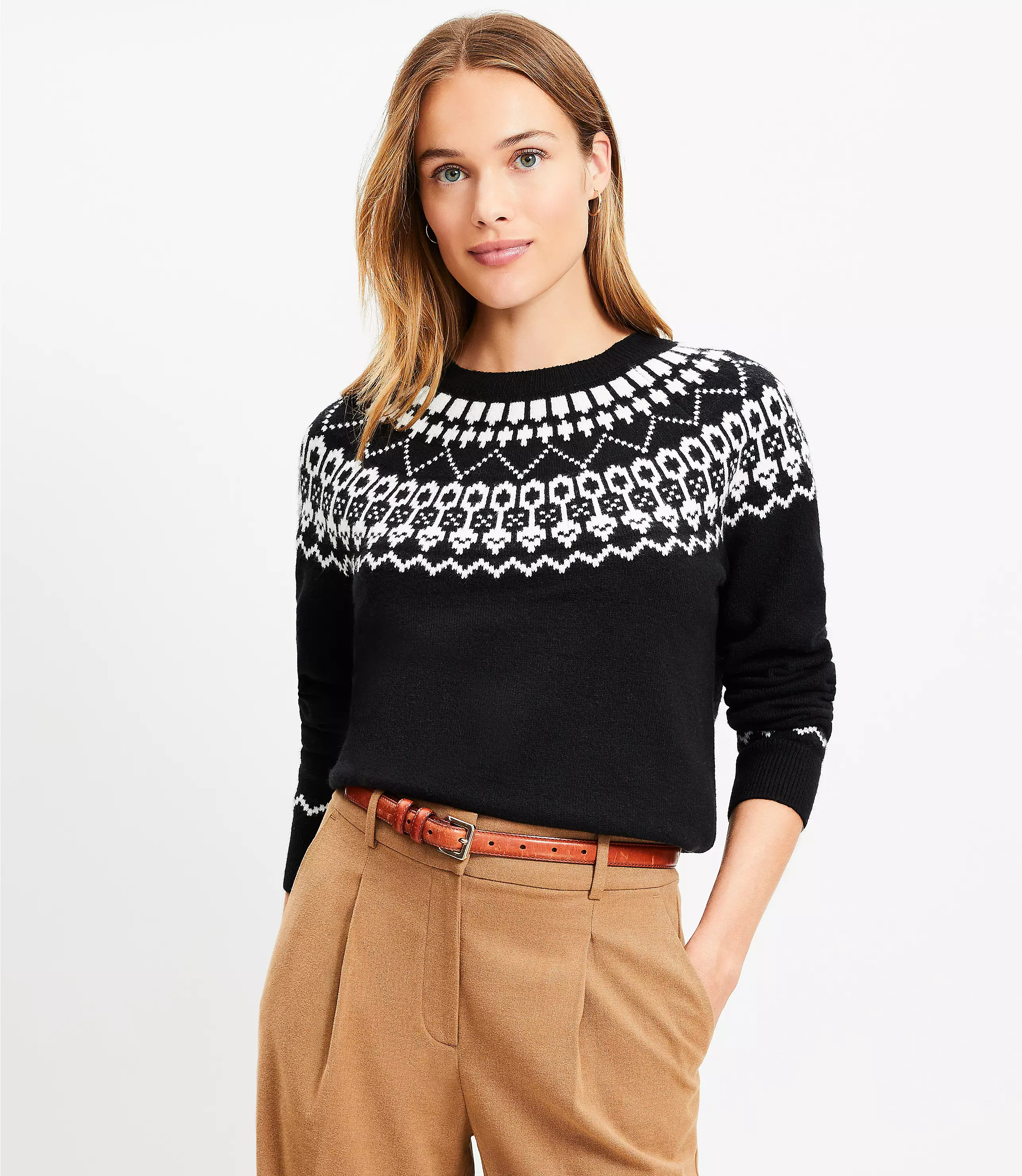 Fair Isle Everyday Sweater | LOFT