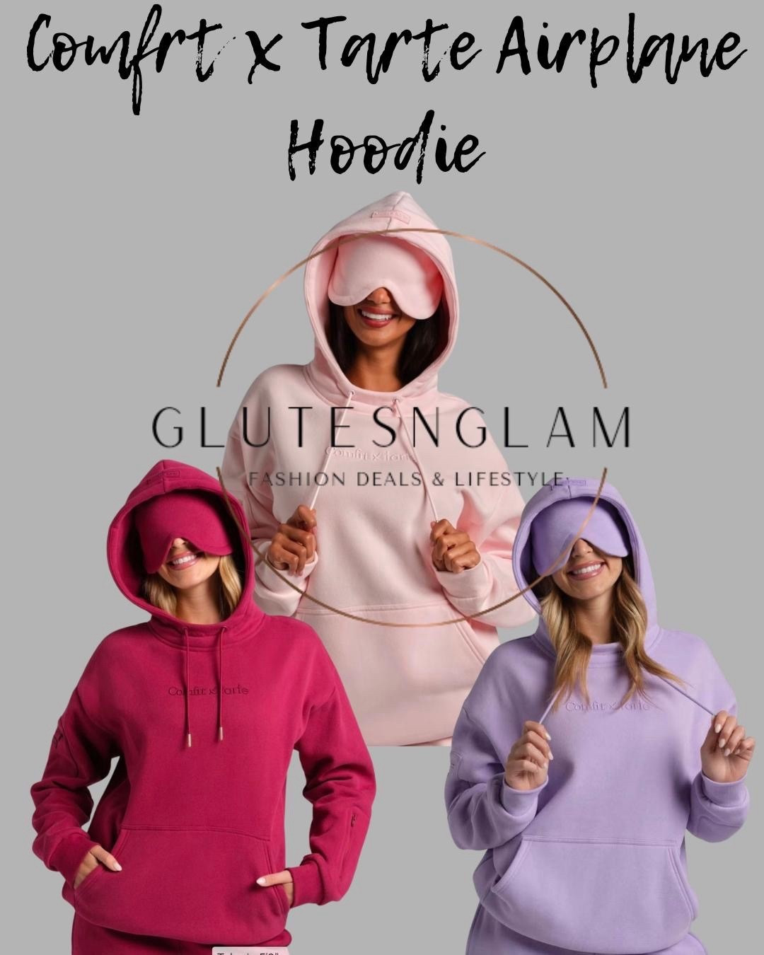 Comfrt x Tarte airplane mode hoodies are on sale and each sweatshirt comes with a free Tarte product in the sleeve pocket. Comfrt hoodies, Mother’s Day gift ideas, travel hoodie  

#LTKSaleAlert #LTKSeasonal #LTKMothersDay