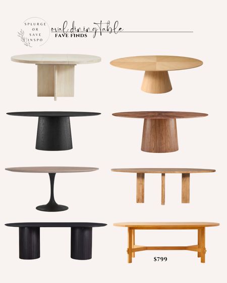 Oval dining table. Modern dining table. Transitional dining table. Mid century modern dining table. Pedestal dining table. 

#LTKsalealert #LTKhome