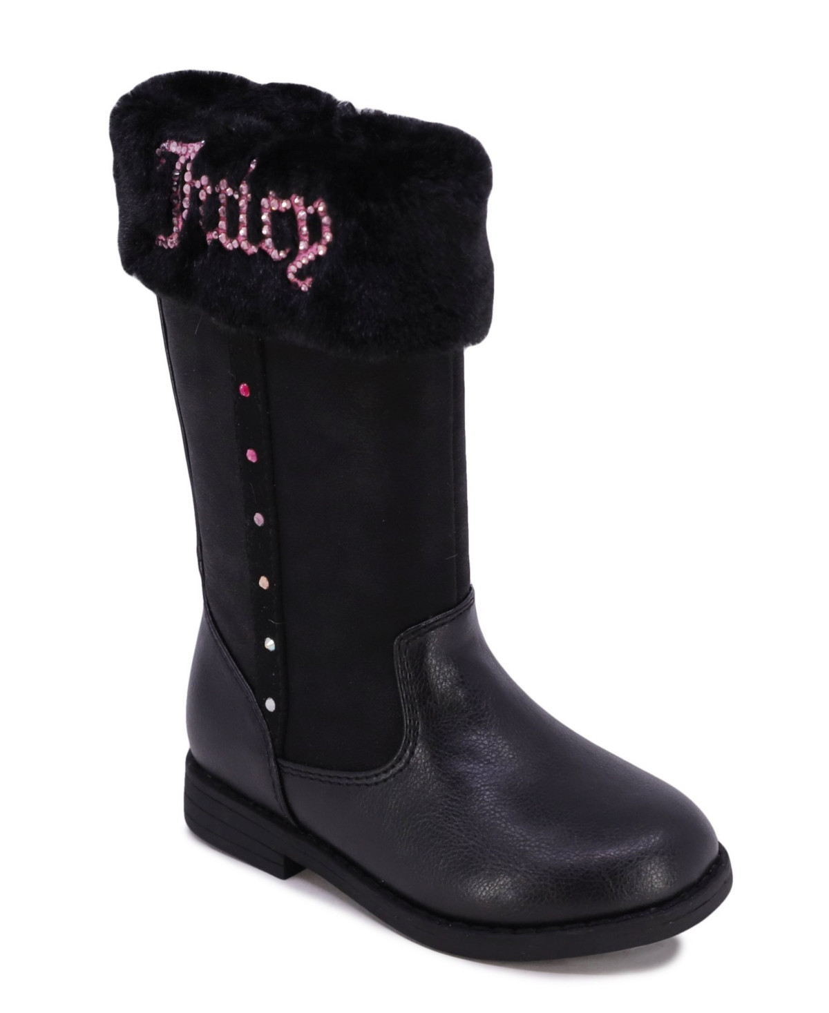 Juicy Couture Toddler Girls Cozy Boot - Black | Macy's