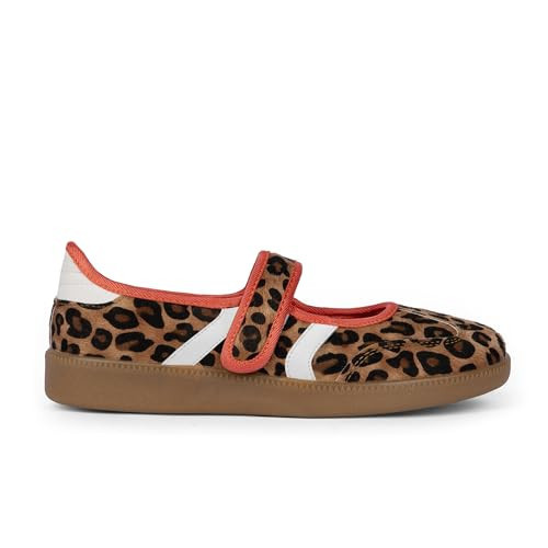 Tigeridea Leopard Sneakers for Women Business Casual Tennis Shoes Cute Flat Retro Mary Jane Shoes Women's Fashion Leopard Sneakers Size 10 | Amazon (US)