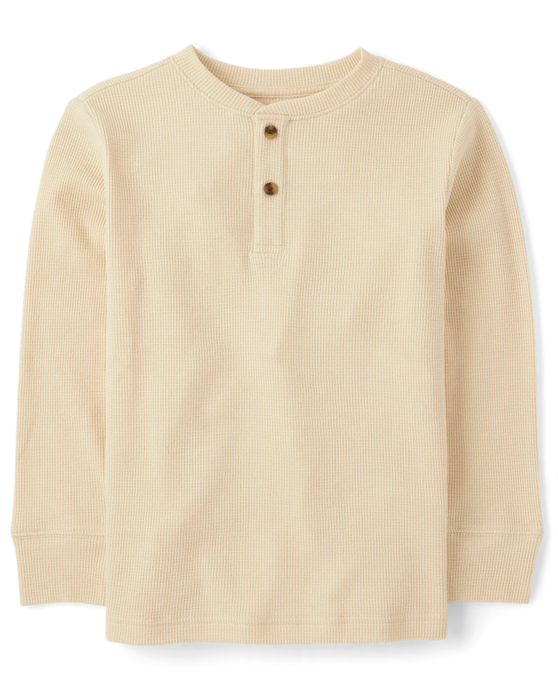 Boys Thermal Henley Top - brown | The Children's Place