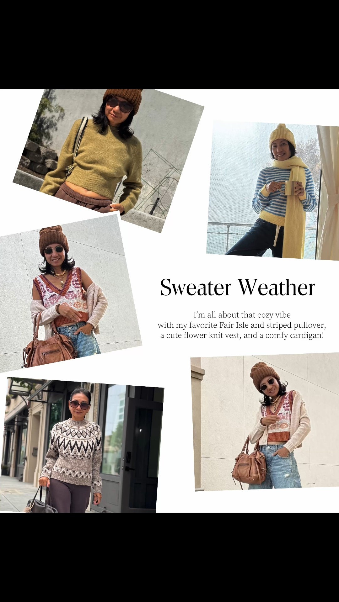  My fave sweaters
I’m 5’2” 98 lbs
My usual size:
Clothing - XS , 00, 24
Shoes - 5 1/2 - 6


#LTKGiftGuide #LTKCyberWeek