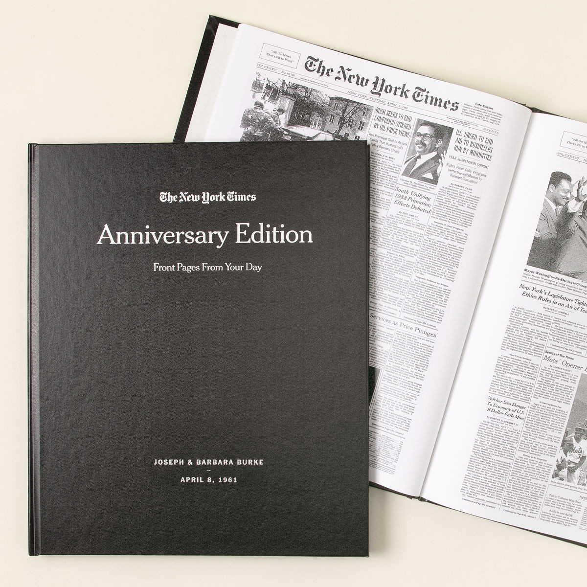 New York Times Custom Anniversary Book | UncommonGoods
