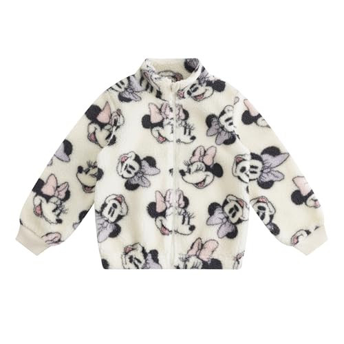 Disney Minnie Mouse Girls Sherpa Coat Jacket for Infant, Toddler, and Big Kids | Amazon (US)