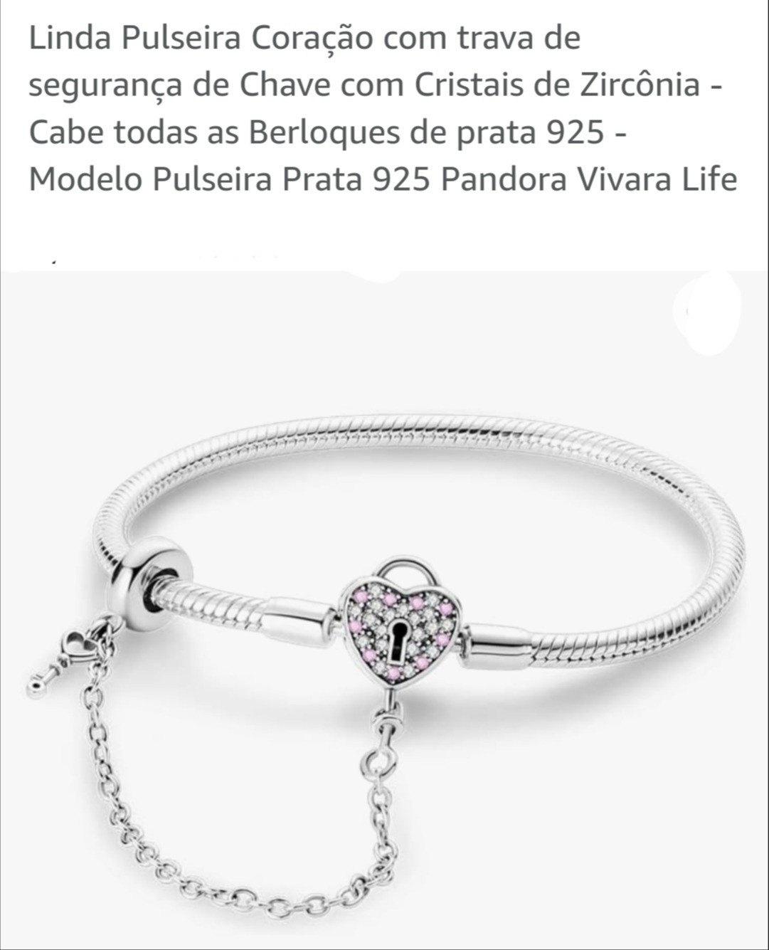 Pulseira de Coração  perfeita para seus Berloques. 

#LTKbrasil