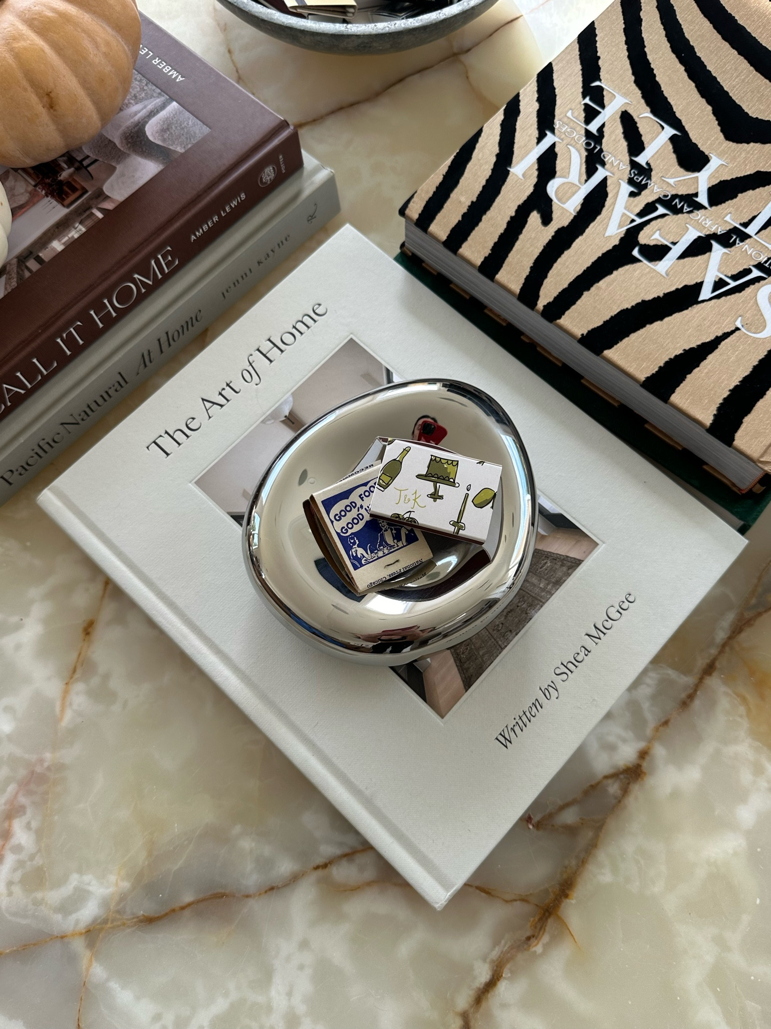 Love this small metal tray! Been obsessed with silver accents 🤍 

#LTKFindsUnder100 #LTKStyleTip #LTKHome