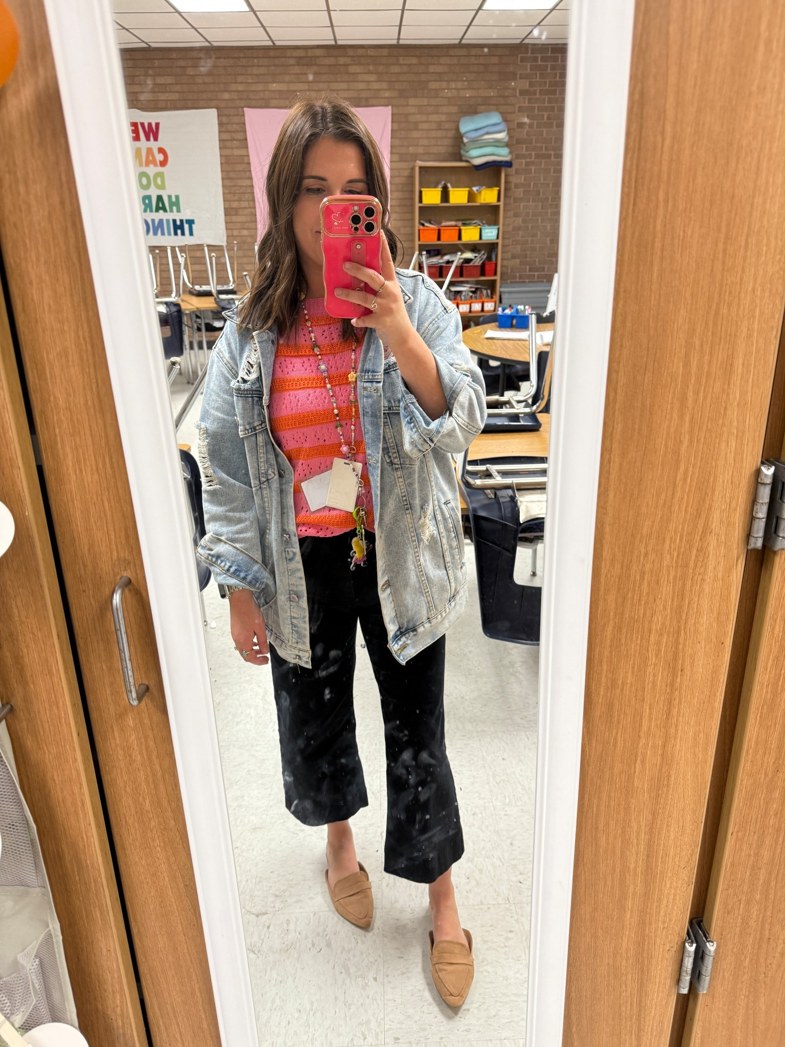 Please ignore the dirty mirror 😑
Teacher outfits