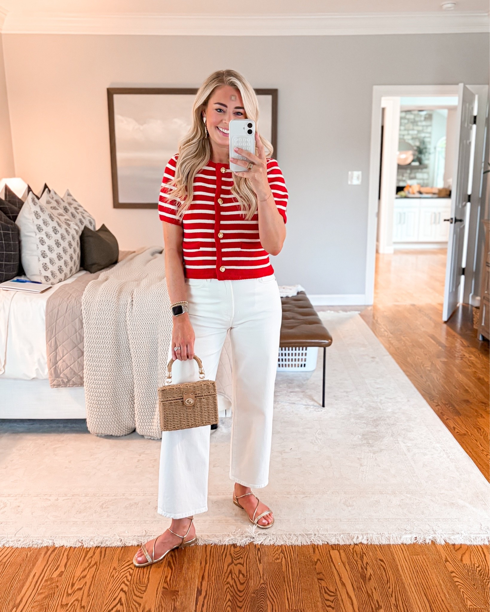 Wearing a small in the sweater & 26 in the jeans 

Spring outfits, jeans, white jeans, gold sandals, vacation outfit, spring sweaters

#LTKgrwm #LTKootd #LTKSeasonal