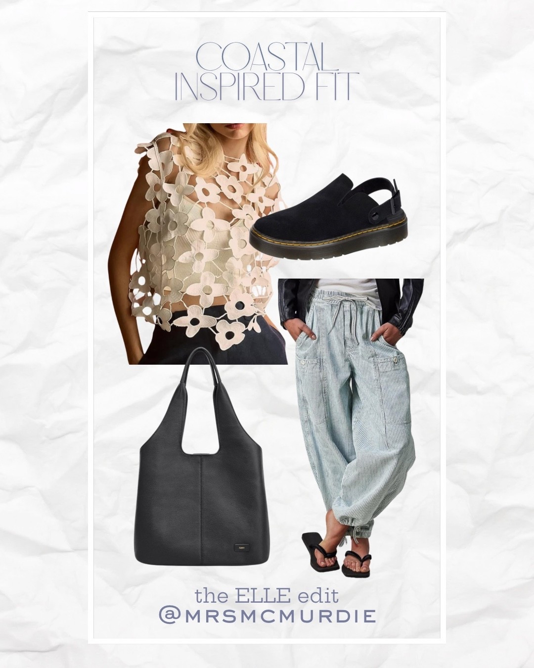 Breezy, bold, and built for beach-town strolls — this coastal-inspired outfit is one of my favorites! From floral cutouts to easy pull-ons, it’s a full-on casual chic moment. Tap to shop the whole fit (including those dreamy slingbacks + that perfect black bag).

#CoastalStyle #AnthroVibes #LTKstyletip #ModernBoho #LTKSeasonalStyle #RelaxedChic #TheElleEdit


#LTKOver40 #LTKFindsUnder50 #LTKStyleTip