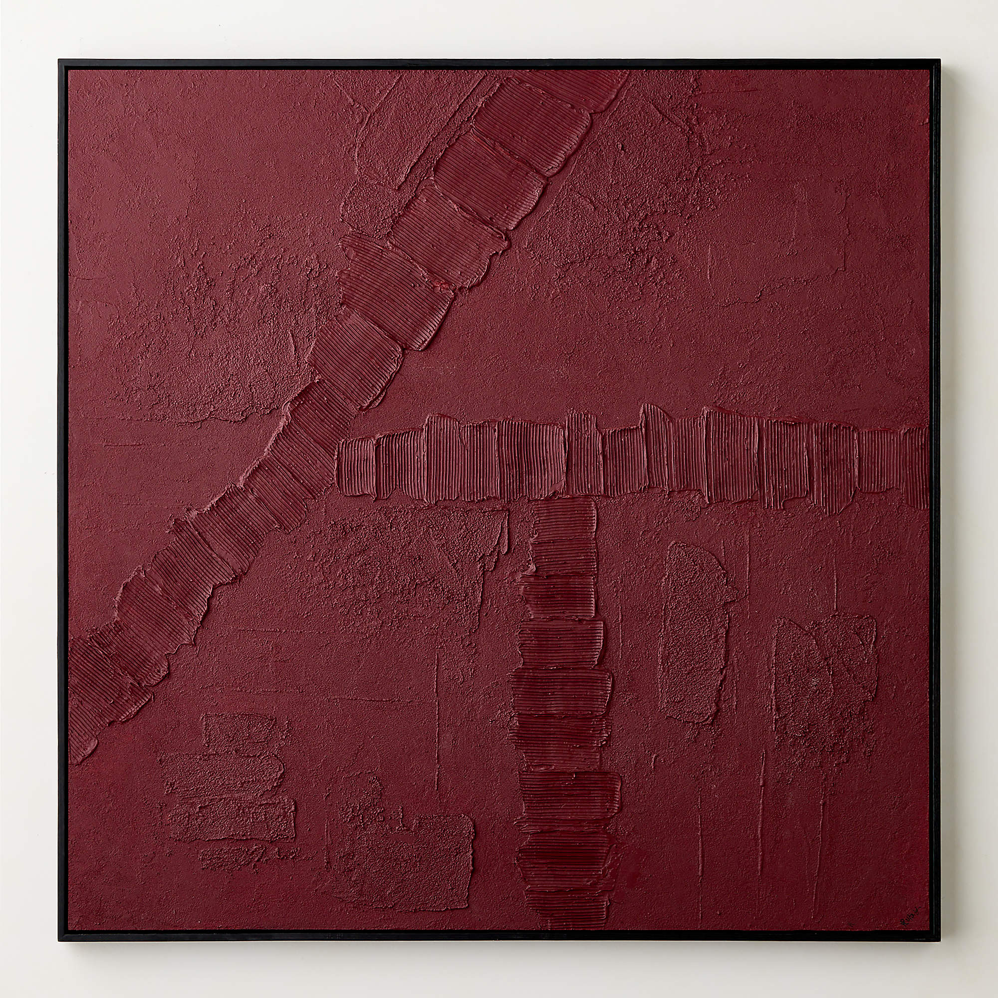 'Sentiero' Framed Wall Art 50"x50" + Reviews | CB2 | CB2