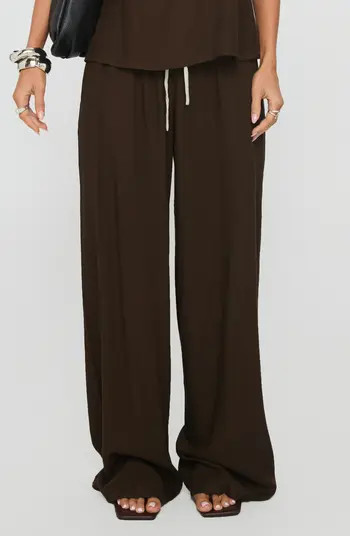 Nolei Contrast Detail Camisole & Drawstring Pants Set | Nordstrom