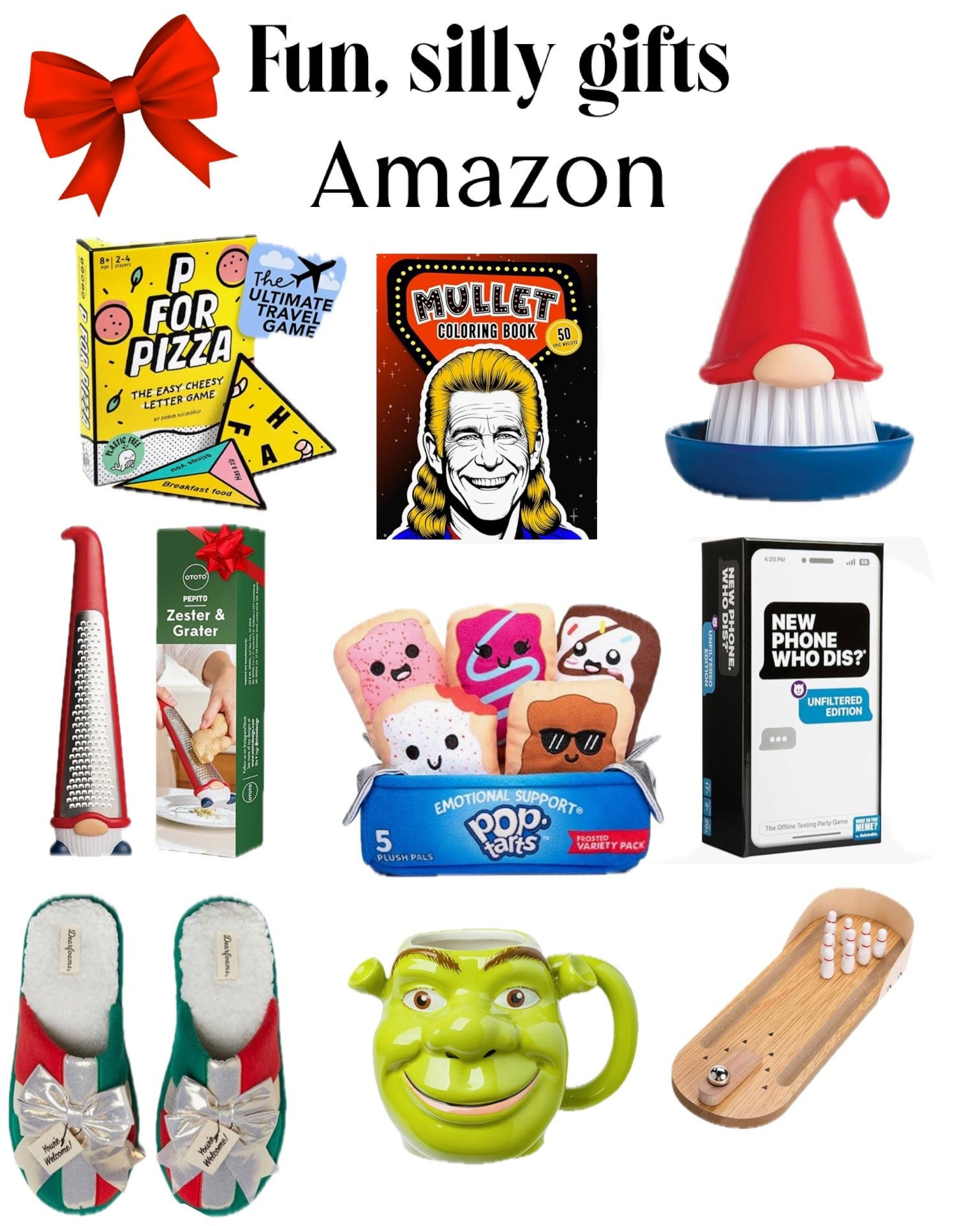 White Elephant gift exchange 

Gag gifts
Silly stocking stuffers 
Office party
Gnome gifts
Coffee mugs

#LTKHoliday #LTKMens #LTKGiftGuide