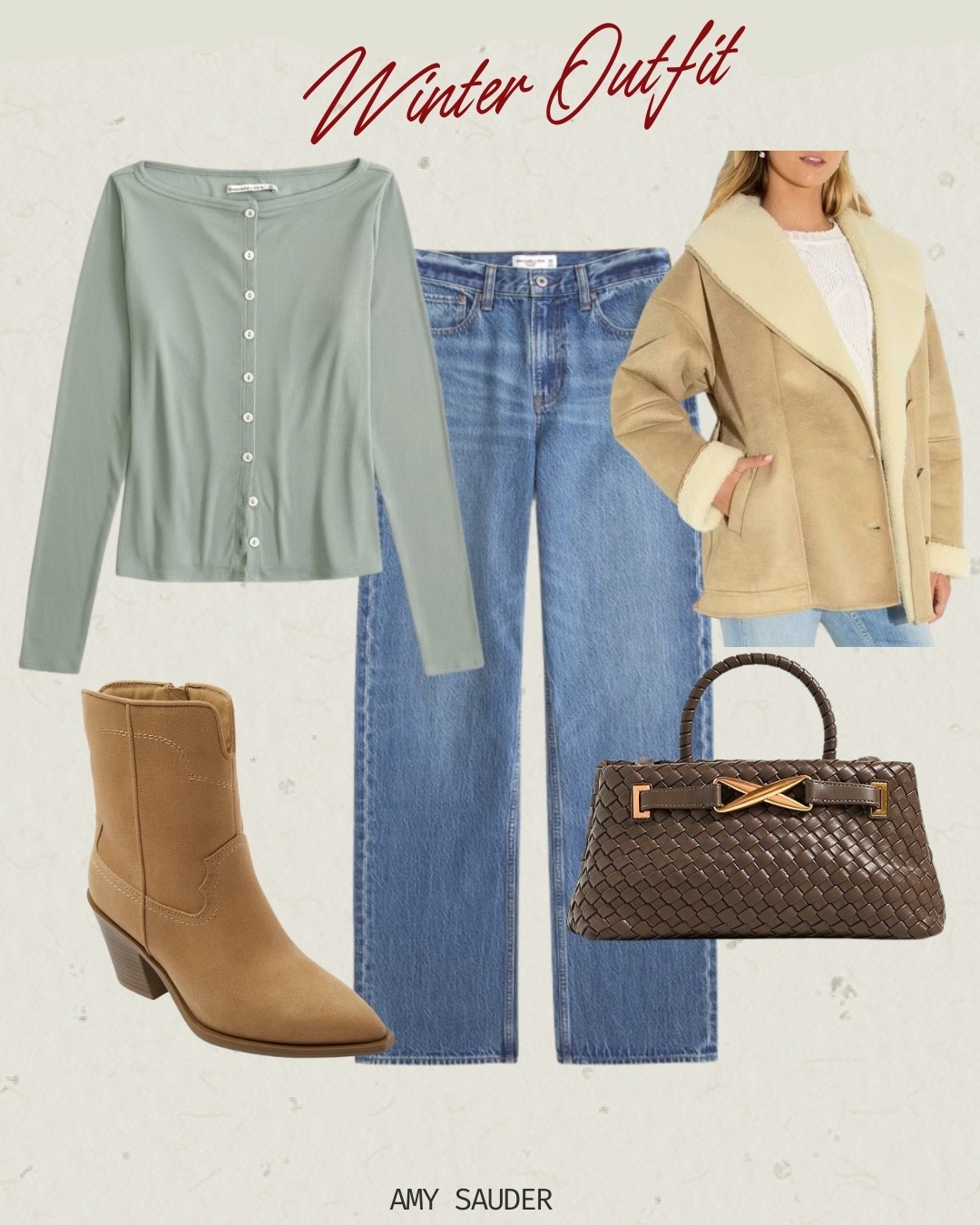 Winter outfit 
Boots 
Jeans 

#LTKootd #LTKOver40 #LTKFindsUnder100