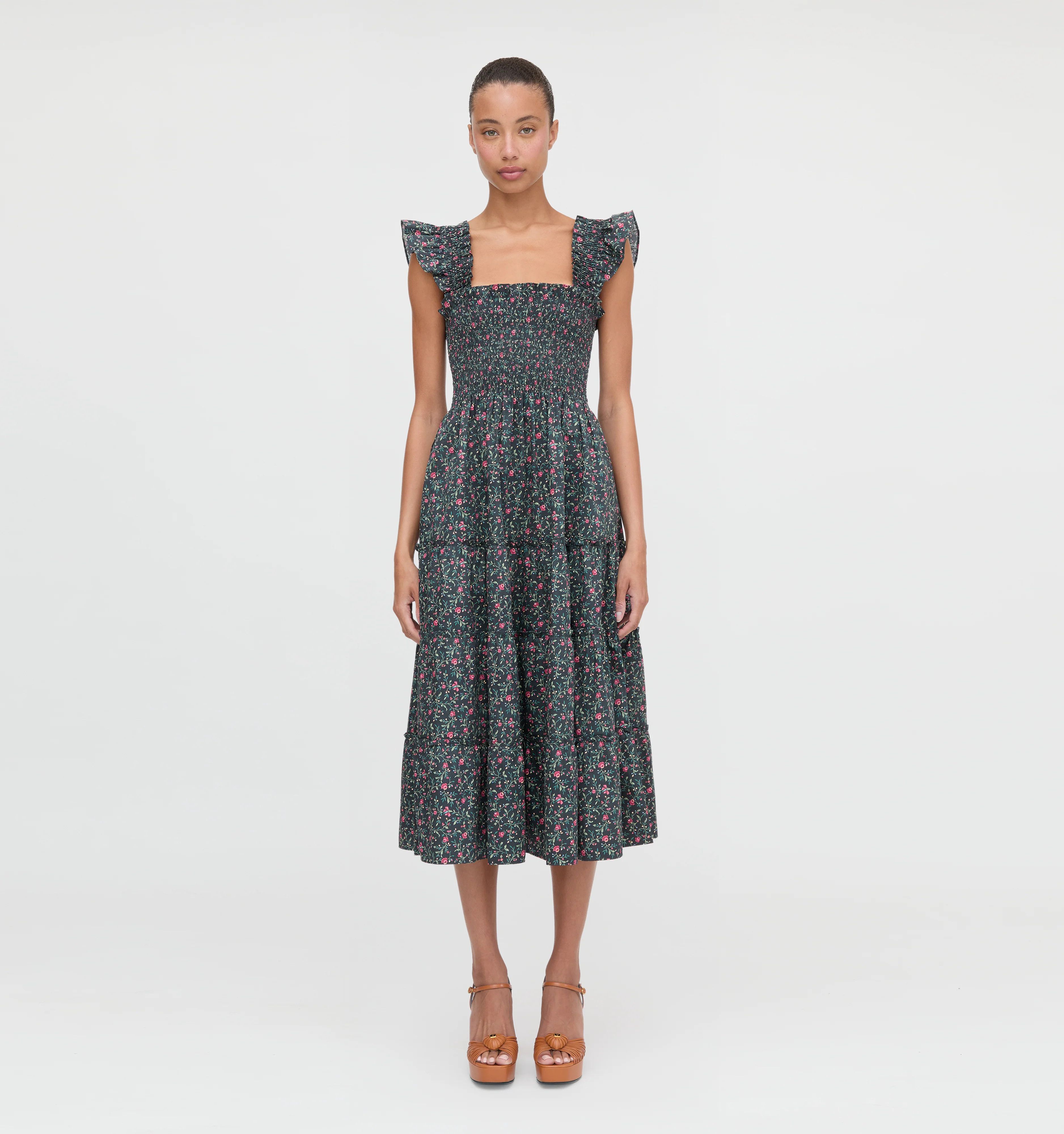 The Ellie Nap Dress | Florentine Ditsy / XXS | ® | 100% Cotton | Hill House Home | Hill House Home US