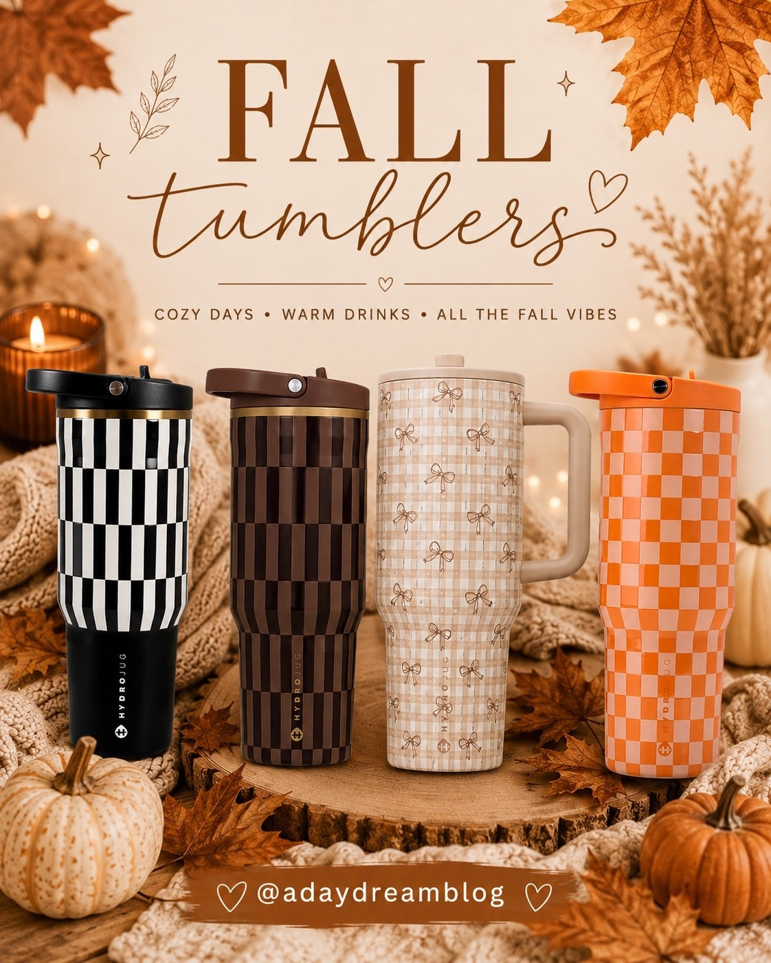 The cutest fall tumblers sure to sell out!

#LTKdayinmylife #LTKfitnessgoals #LTKSeasonal