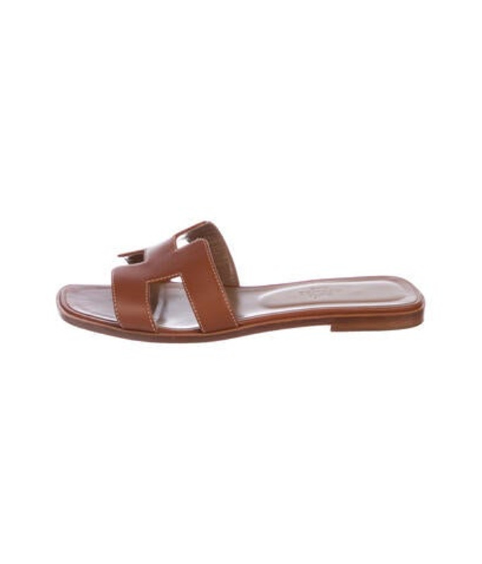 Hermès Leather Oran Sandals Hermès Leather Oran Sandals | The RealReal