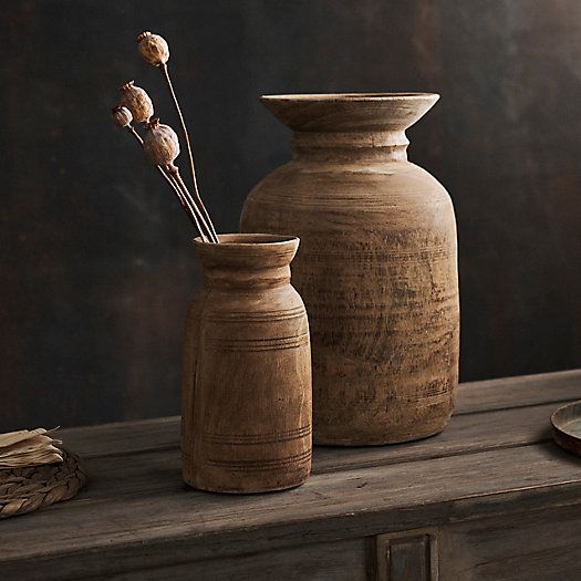 Reclaimed Wood Vase | Terrain