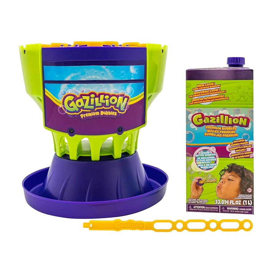 Gazillion Ultimate Bubble Craze Machine - Color Changing LED Lights - Easy-to-Use Bubble Maker - ... | Amazon (US)