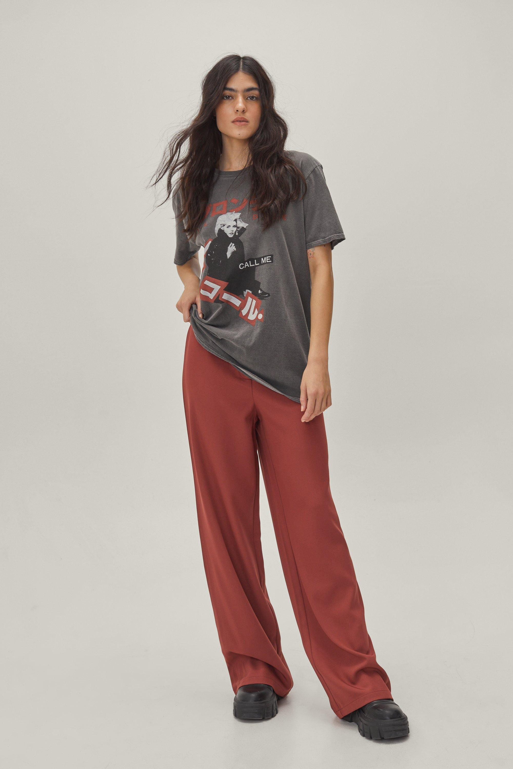 Tie Waist Tailored Wide Leg Trousers | Nasty Gal (US)