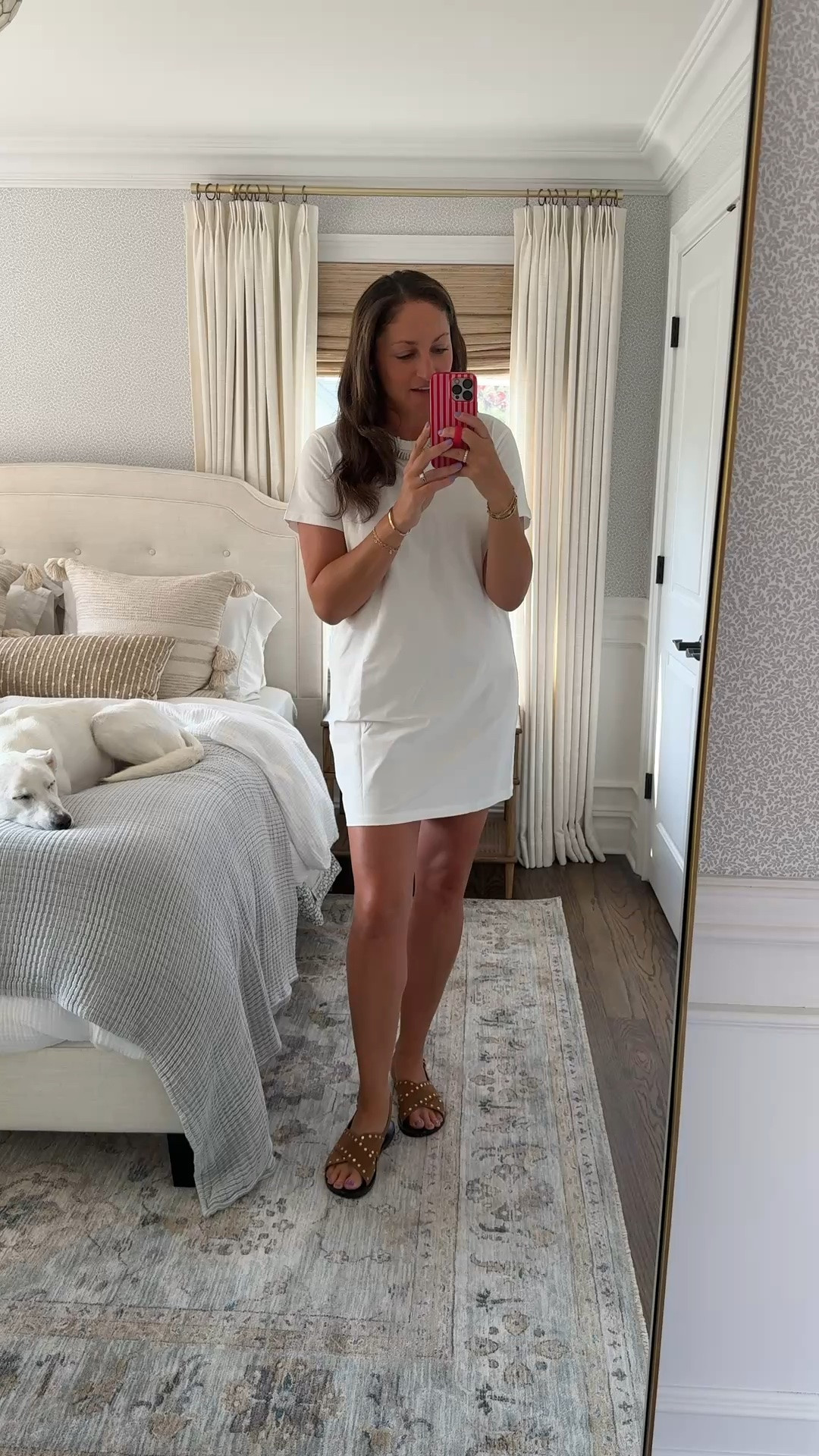 I’ve found the most perfect -shirt dress! Comes in the cutest olive green and white stripe or solid white, runs true to size (I’m wearing a medium) and is something you can dress up or down and wear a million ways. Totally work appropriate too!!

Summer outfits, date night, throw and go dress, Tuckernuck

#LTKvlog #LTKootd #LTKdayinmylife